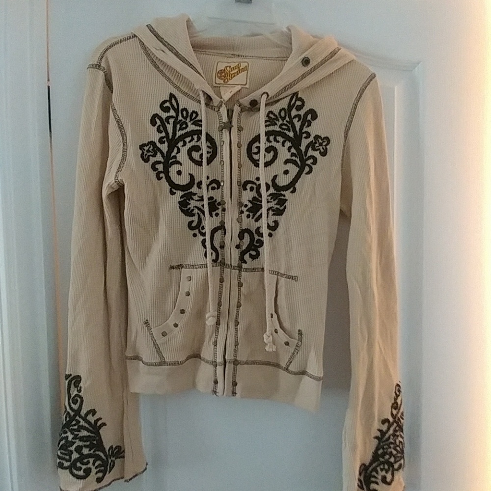 Soul Revival thermal embroidered hoodie